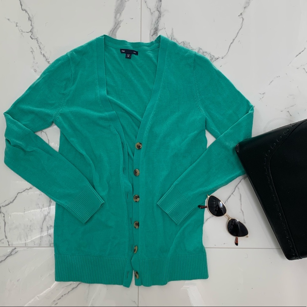 Gap Teal Cardigan